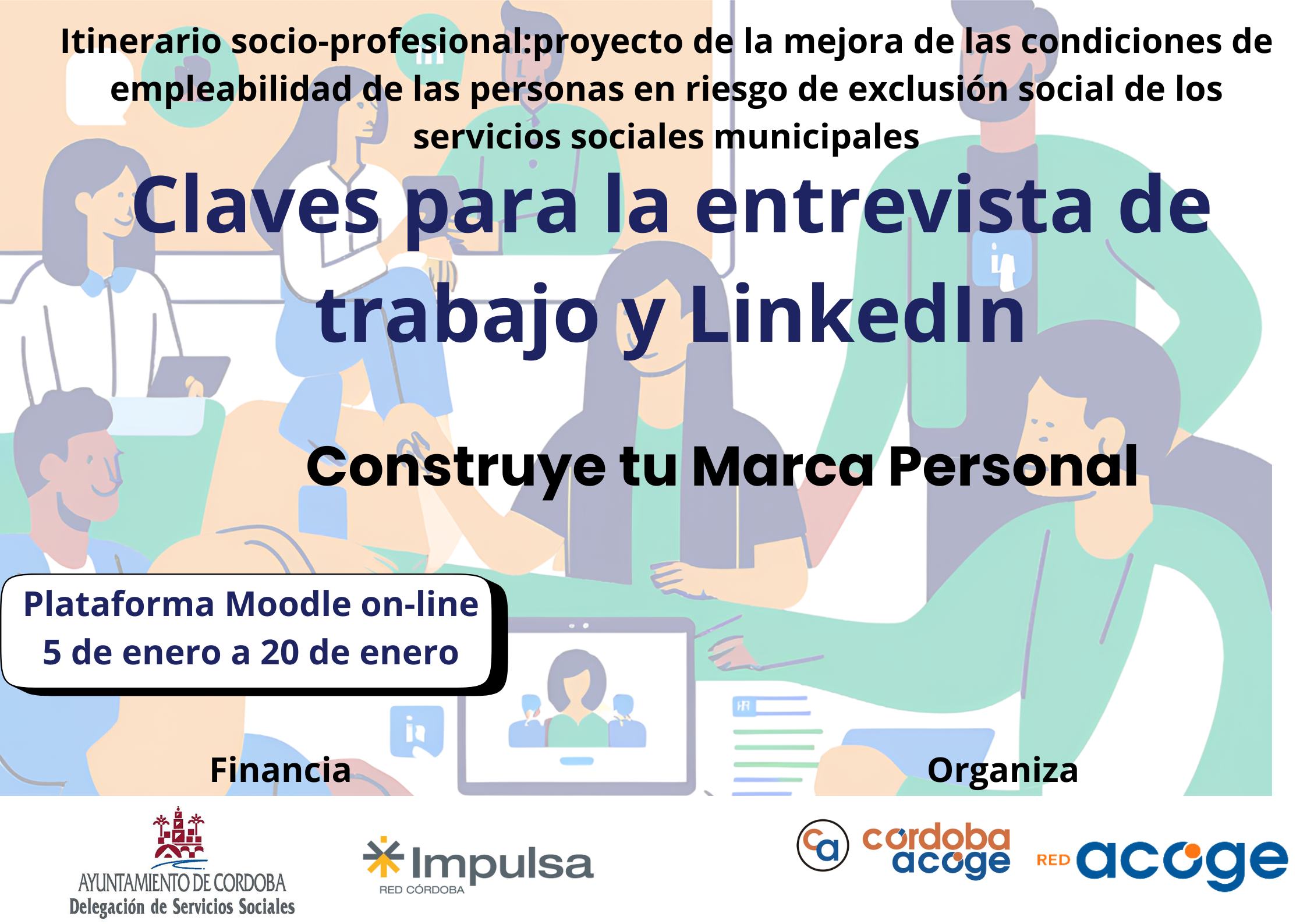 Course Image TALLER "CLAVES DE LA ENTREVISTA DE TRABAJO Y LINKEDIN"